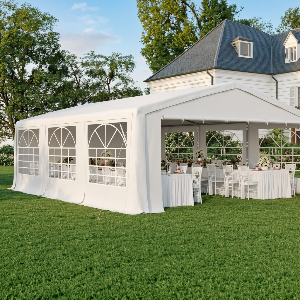 The Enclosed Pavilion, 20 × 20 foot party tent